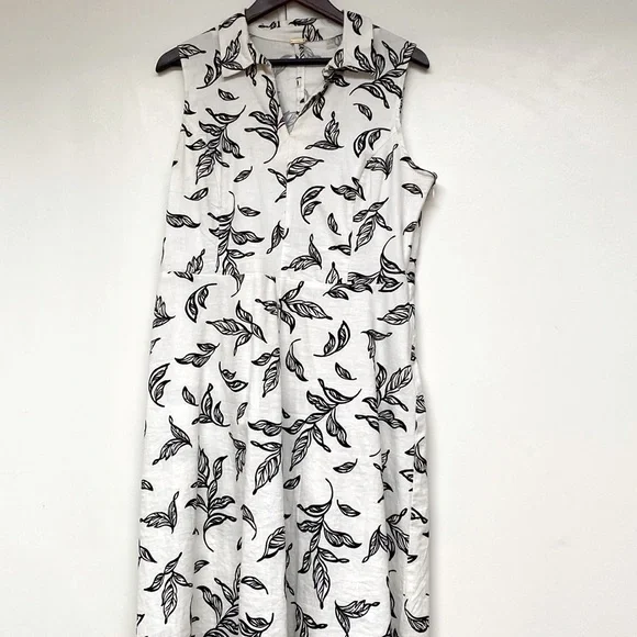 chinese dress ladies Tahari 100% Linen Tropical Print Mini Dress Size Small   theuntamedthread.com